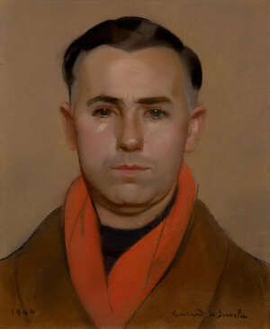 
	
		Lucien Victor Guirand de Scévola, 
		French 1871-1950 - 
		 
		Portrait of a man...
