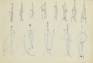 
	
		Robert Adams, 
		British 1917-1984 - 
		 
		Untitled sketches for sculpture, 1949;...