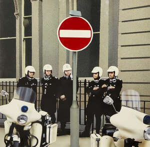 
	
		Boyd & Evans,
		British b. 1944/1945-
		
		No Entry, 1971-72;
		 
		oil on canvas,...