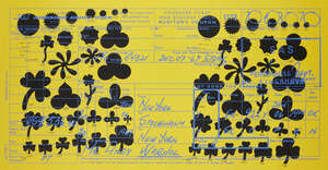 
	
		Andy Warhol, 
		American 1928-1987-
		 
		SAS Passenger Ticket [Feldmann & Schellman...