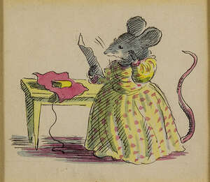 
	
		Edward Ardizzone CBE RA, 
		British 1900-1979 - 
		 
		Desbarolda the Waltzing Mouse;...