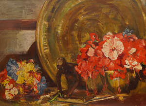 
	
		Attributed to Gabrielle Levey, 
		British early/mid 20th century- 
		 
		Still life...