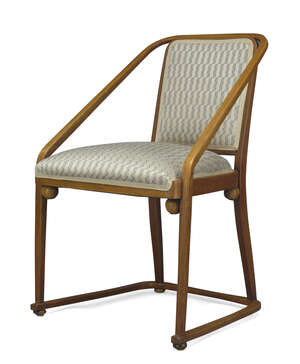 
	
		Attributed to Josef Hoffman (1870-1956), a model '725 B/F' bentwood armchair, produced by...
