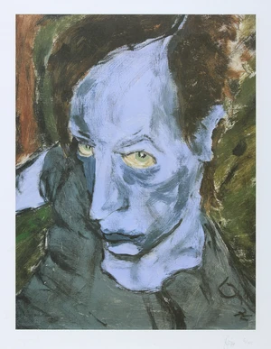 David Bowie,&nbsp;British 1947-2016,&nbsp;Head of Jo (Iggy Pop) 1997;&nbsp;after the original oil of 1976,...