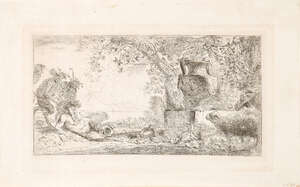 
	
		Giovanni Benedetto Castiglione, called Il Grechetto, 
		Italian 1609-1664- 
		Pan...