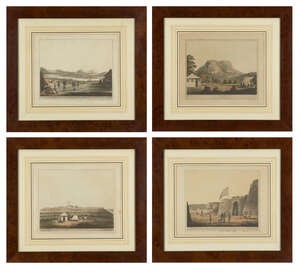 Four aquatints from Hunter, Lieutenant James (d. 1792), Picturesque Scenery in the Kingdom of...