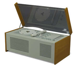 
	
		Dieter Rams & Hans Gugelot, 'SK 5' Phonosuper radiogram for Braun AG  
		c.1958  
		In...