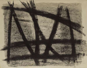 
	
		Jean Signovert,  
		
		French  1919-1981- 
		 
		Untitled, 1981; 
		 
		charcoal,...