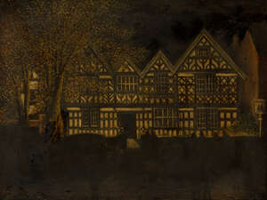 
	
		Herbert St. John Jones, 
		British 1872-1939 - 
		 
		The Illumination of Churche's...