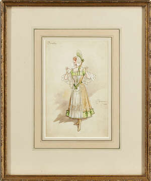 
	
		William John Charles Pitcher, known as Wilhelm, British, 1858-1925, a theatrical design...