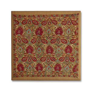 
	
		An Epirus silk embroidered linen textile panel (bocha), 18th century, embroidered in red,...