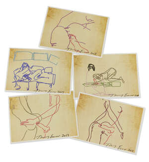 
	
		Tracey Emin CBE RA,
		British b.1963-
		 
		iPad Postcard Sketches. 2013;
		 
		five...