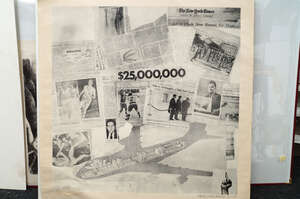 
	
		Robert Rauchenberg,  
		American 1925-2008- 
		 
		Features from Currents, 1970; 
		 
		