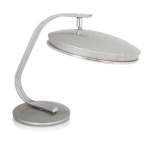 
	
		Fase, 
		 
		Desk lamp, circa 1960, 
		Lacquered steel, chrome, glass, 
		Cast...