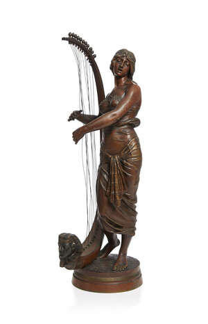 
	
		Georges Charles Coudray (act.1883-1932), a patinated bronze figure
		The Egyptian...