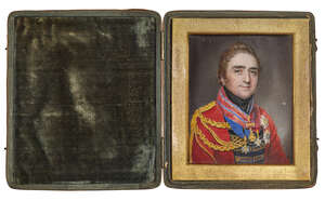 
	
		Charles Jagger, 
		British 1770-1827- 
		 
		Portrait miniature of Lieutenant General...