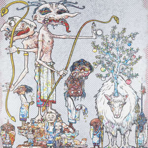 
	
		Takashi Murakami,
		Japanese b.1962-
		 
		4 Arhats, One With Four Eyes, Behold! Tis...