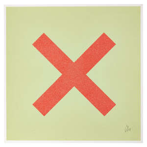 
	
		Chris Levine, 
		Canadian b.1960-
		 
		Marks the Spot 7, 2018;
		 
		screenprint in...