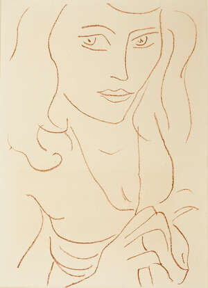 
	
		Henri Matisse, 
		French 1869-1954- 
		 
		Pierre Reverdy, Visage, Les Editions du...