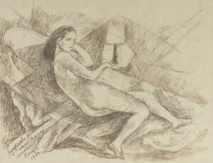
	
		Marie Vorobieff Marevna, 
		
		Russian 1892-1984- 
		 
		 
		Anna de Bacher, Roma, 1960;...