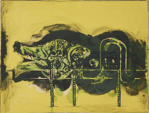 
	
		Graham Sutherland OM,
		British 1903-1980-
		 
		Submerged Form [Tassi 106],...