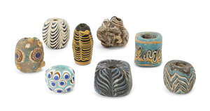 AMENDMENT: Please note the provenance for this lot should read Provenance: Private collection, New Mexico, acquired prior to 2000. 
		 
		Eight core-formed 