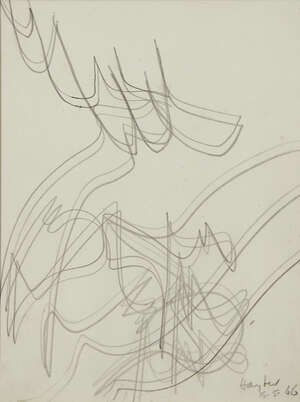 
	
		Stanley William Hayter CBE, 
		British 1901-1988-
		Untitled, 1966; 
		pencil, signed and...