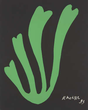 After Henri Matisse, French 1869-1954, The Swan, 1994; 3 colour screenprint on Arches vellum 100%...