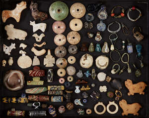 
	
		A large group of mainly Near Eastern and Eastern Mediterranean beads and amulets 
		Late...