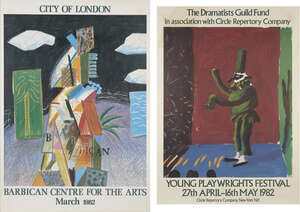 
	
		David Hockney OM CH RA, 
		British b.1937- 
		 
		City of London, Barbican Centre for...
