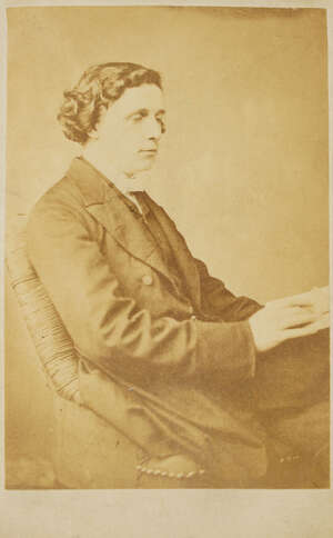 
	
		A carte-de-visite depicting Charles Lutwidge Dodgson, British, 1832-1898, known as Lewis...