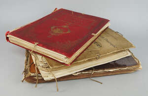 
	
		L'ORNEMENT DES TISSUS, a folio of fabric and other designs including colour plates of...