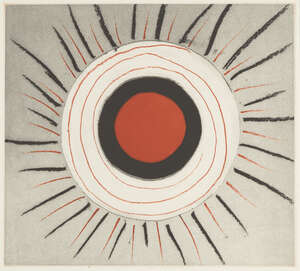
	
		After Sir Terry Frost RA, 
		British 1915-2003-
		 
		Red and Black Sunburst, 2010;...