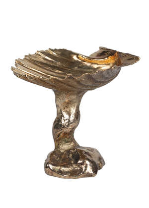 
	
		After Salvador Dali: a gilt metal shell sculpture inscribed Dali 15 79, stamped Salvador...