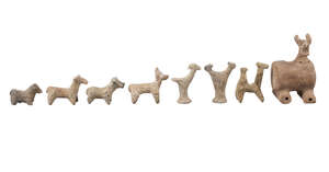 
	
		A terracotta askos, in the form of a bull, Cypriot, with a cylindrical body, on cylinder...