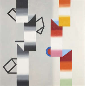 Jack Smith, British 1928-2011- 
 
Dialogue, Light Sensation, 1997; 
 
oil on canvas, signed, dated...