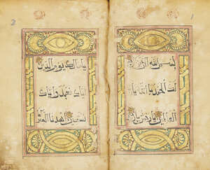 
	
		A prayer book, signed Yuser bin Ahmad Khan bin Madina, China, dated Muharram...