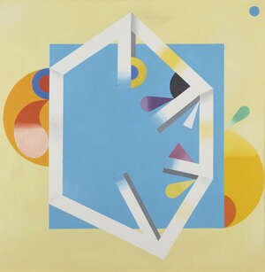 Jack Smith, British 1928-2011- 
 
Inside Outside, 1998; 
 
oil on canvas, signed, titled and dated...