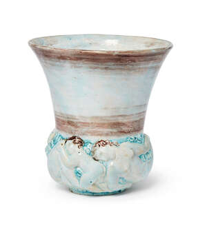 
	
		Edouard Cazaux (1889-1974), a ceramic vase 
		Second quarter 20th Century, signed...