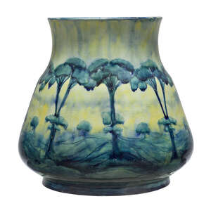 
	
		Moorcroft, a large 'Hazeldene' pattern ceramic vase
		Early 20th century, signed in...