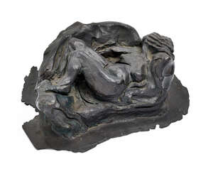 
	
		Andy Elton, 
		British b. 1948- 
		 
		Afternoon;
		 
		bronze with green and brown...