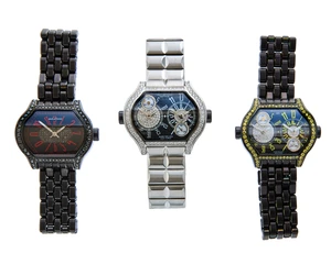 DeLaCour. Three quartz bracelet watchesIncluding: two 'City 2' bracelet watches with diamond set...