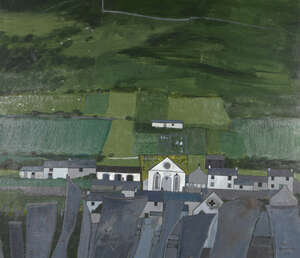 
	
		David Humphreys, 
		British b.1936- 
		 
		Merionethshire, Hillside, 1978; 
		 
		oil on...