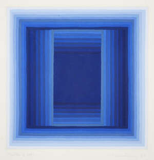 
	
		Paul Feiler, 
		British 1918-2013 - 
		 
		Aduton GXXXI, 1980; 
		 
		gouache on paper,...