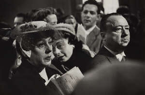 
	
		Henri Cartier-Bresson, 
		French 1908-2004- 
		Dior fashion show, Paris, Spring, 1953;
		