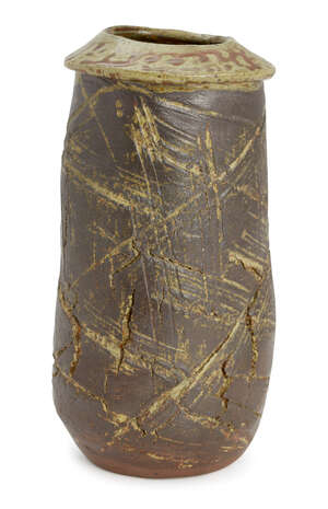 
	
		Janet Leach (1918-1997), a large handbuilt vase
		c. 1980s, impressed seals to side
		
