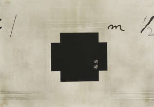 
	
		Antoni Tapies, 
		Spanish 1923-2012-
		 
		M 1/2 [Galfetti 808], 1981;
		 
		lithograph...