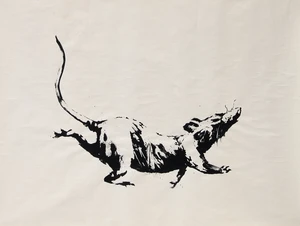 Banksy,&nbsp;British b.1974-&nbsp;
GDP Rat, 2019;&nbsp;
screenprint on very thin paper,&nbsp;sheet 38.5 x 50.5 cm,&nbsp;