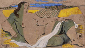 
	
		Jean Souverbie, 
		French 1891-1981-
		 
		 'L'ete', 1976; 
		 
		oil on canvas, signed...