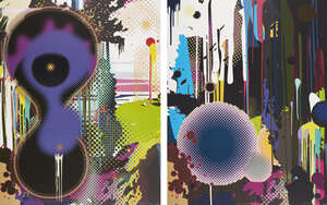 
	
		Takashi Murakami,
		Japanese b.1962-
		 
		Infinity and Davey Jones' Tear, 2008;
		 
		